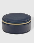 Jewellery Case - Small Round Sisco | Navy