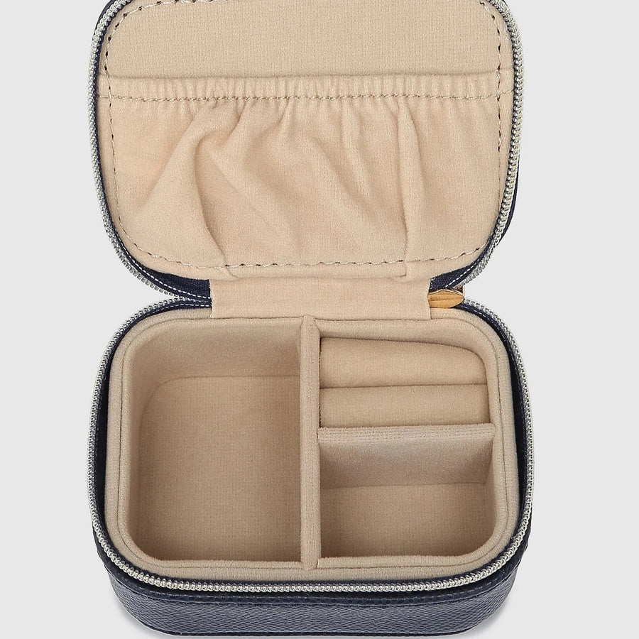 Louenhide navy suzie jewellery case