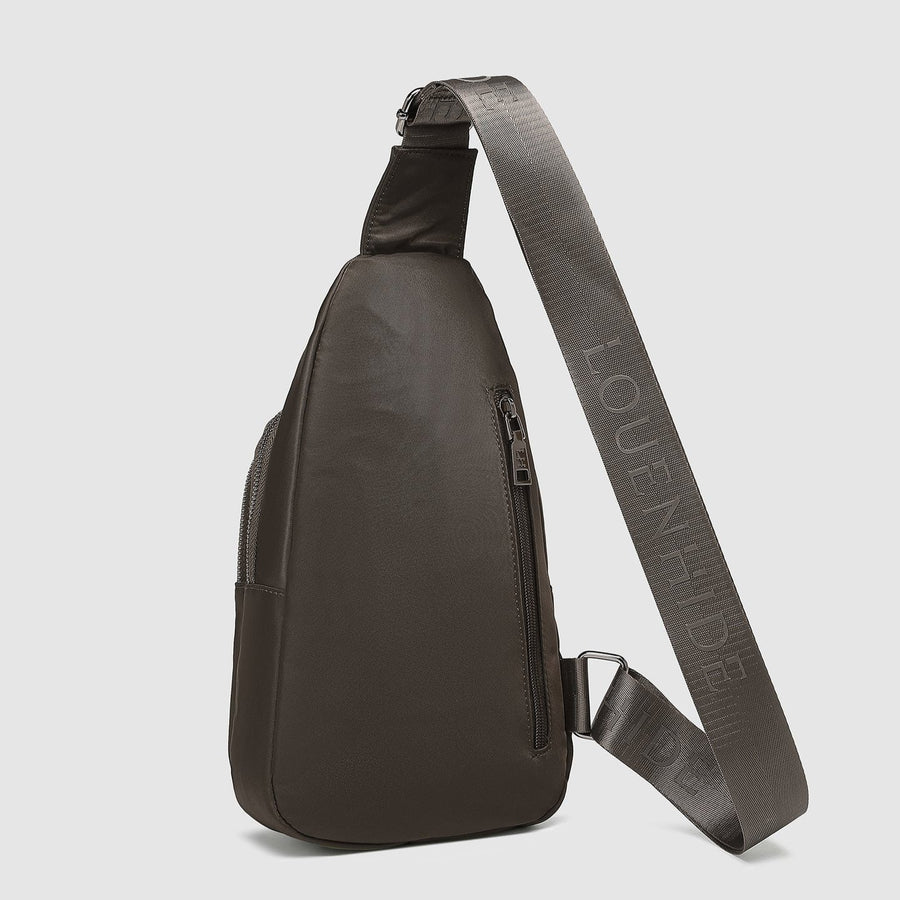 Boyd Nylon Sling Bag - Chocolate