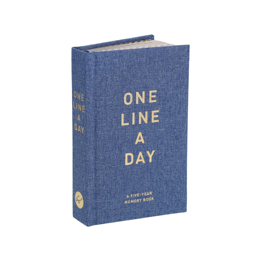 One Line A Day Memory Book - Denim