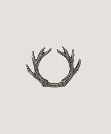 Christmas Decoration - Antler Napkin Ring | Silver