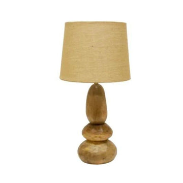 Alba Wooden Table Lamp with Jute Shade | Natural