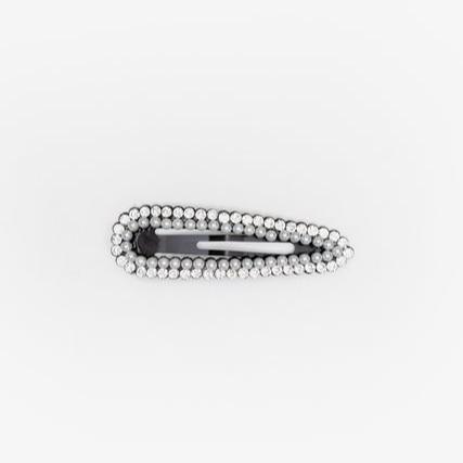 Hair Clips - Pearl + Rhinestones