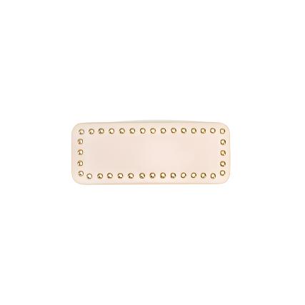 Ivory gold stud hair clip by Antler