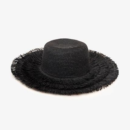 Black Layered Sunhat by Antler