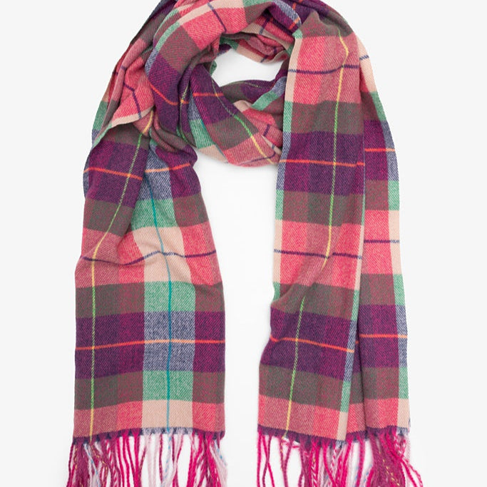 Antler Mintberry Plaid Scarf