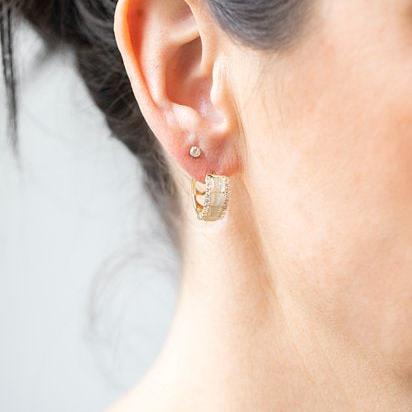 Serenity Huggie Earring