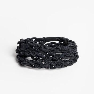 Chain Link Hair Tie Set | Black