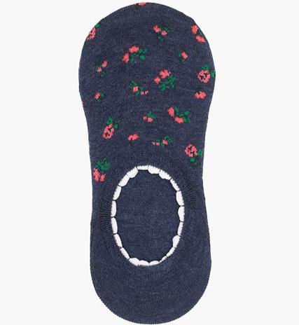 No show sock - Mini Floral Navy by Antler