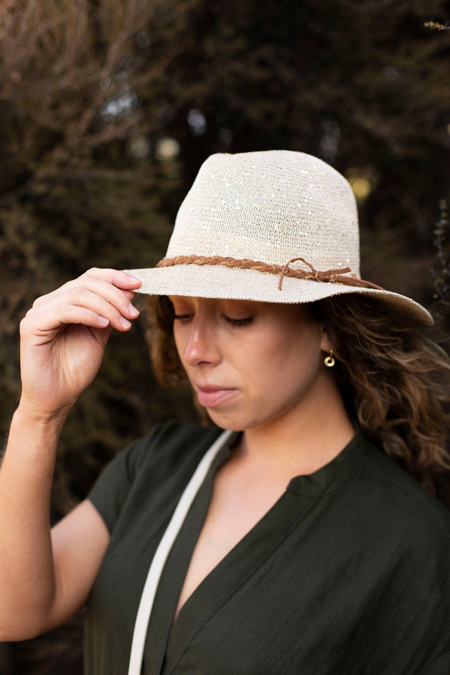 ANTLER FEDORA HAT