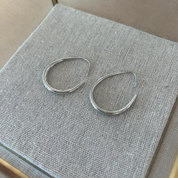 Arch-earrings in silver