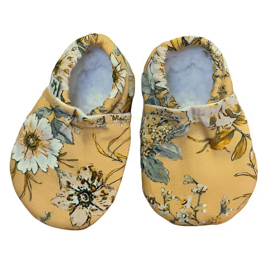 Baby Booties - Honey flower