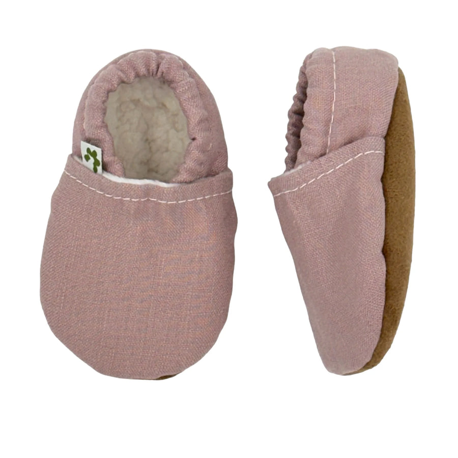 Baby Booties - Linen Blush 2