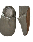 Baby Booties - Linen Olive