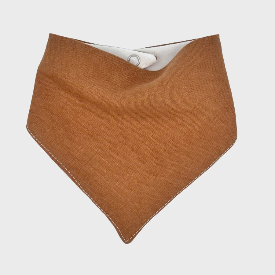 Bandana Bib - Linen Tikka 