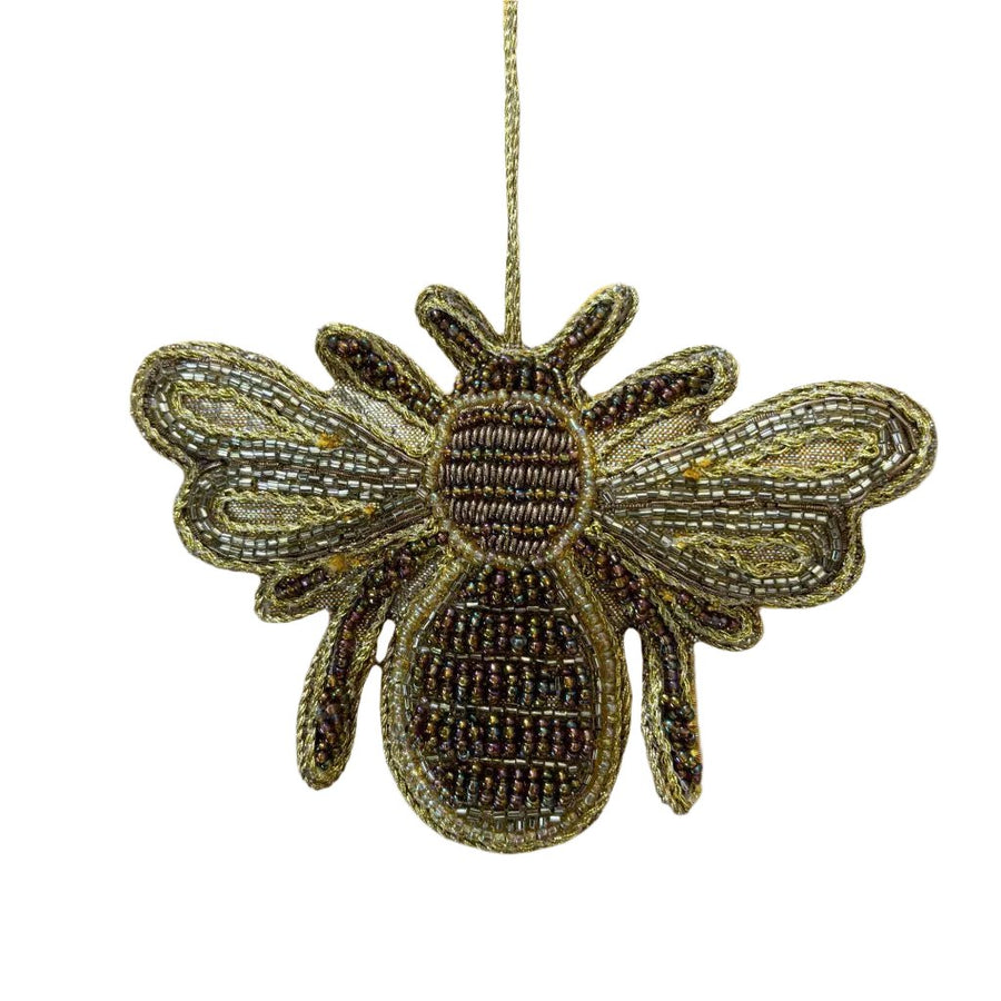 Christmas - Gold Beaded Bee