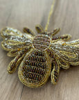 Christmas - Gold Beaded Bee