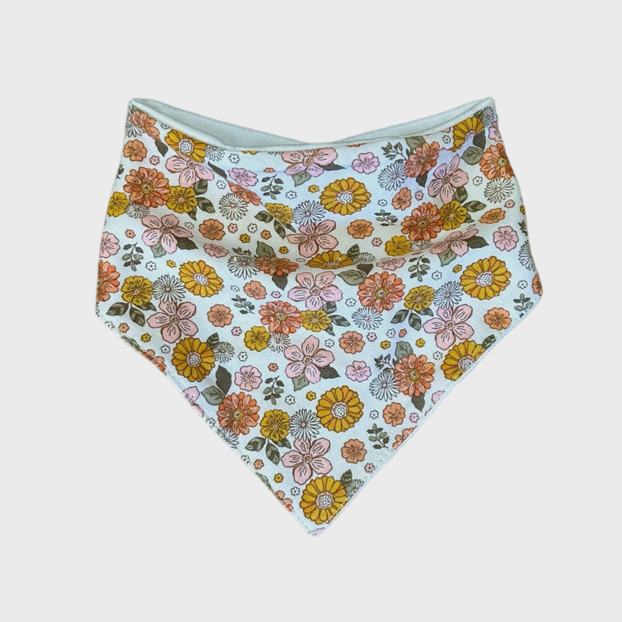 Bandana Bib Boho Daisies