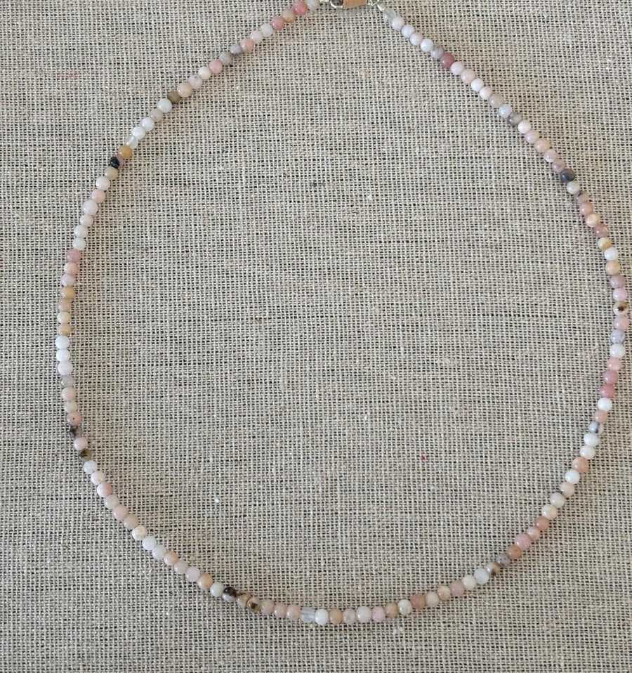 Bead Necklace - Blush Tones