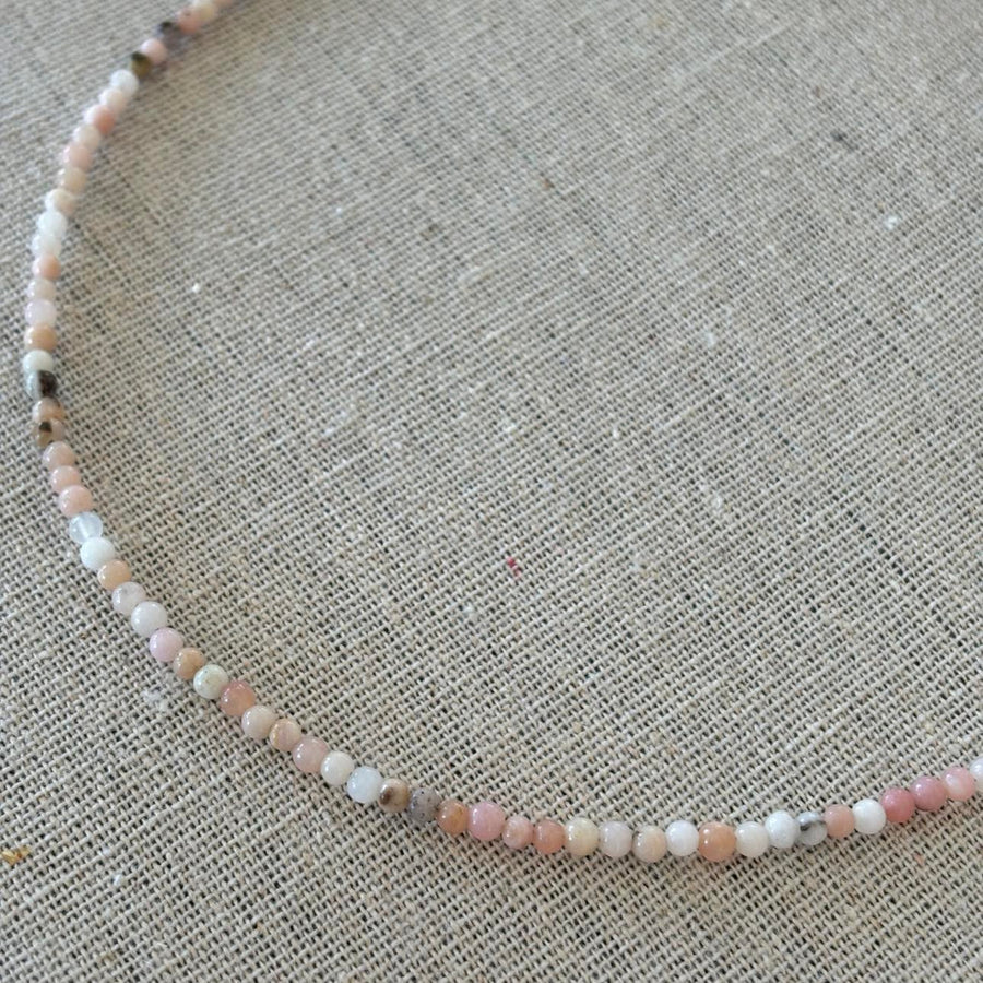 Bead Necklace - Blush Tones