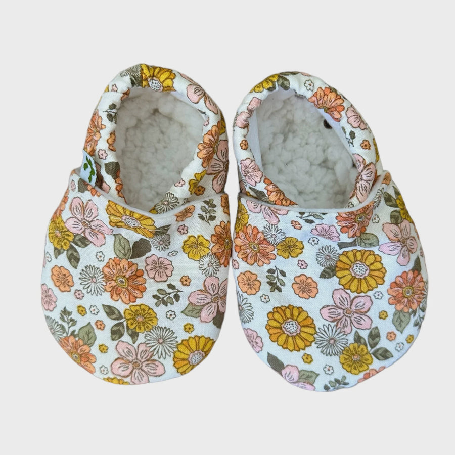 Baby Booties - Boho Daisies