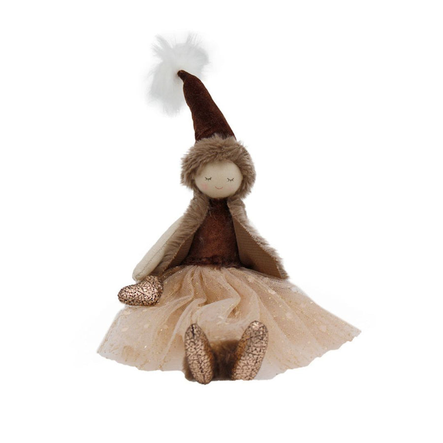 Christmas - Alicia Sitting Doll | Chocolate