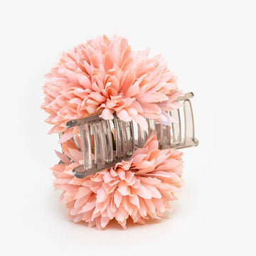 Chrysanthemum Claw Clip - Apricot