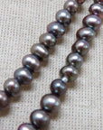 Cinnamon Petite Pearl Necklace - Long