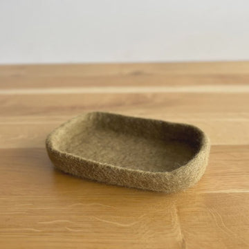 Felt Dish - Olive