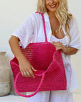 Crochet Bag - Hot pink