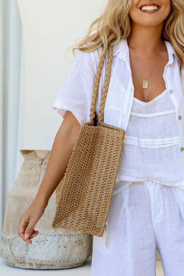 Crochet Bag - Tan