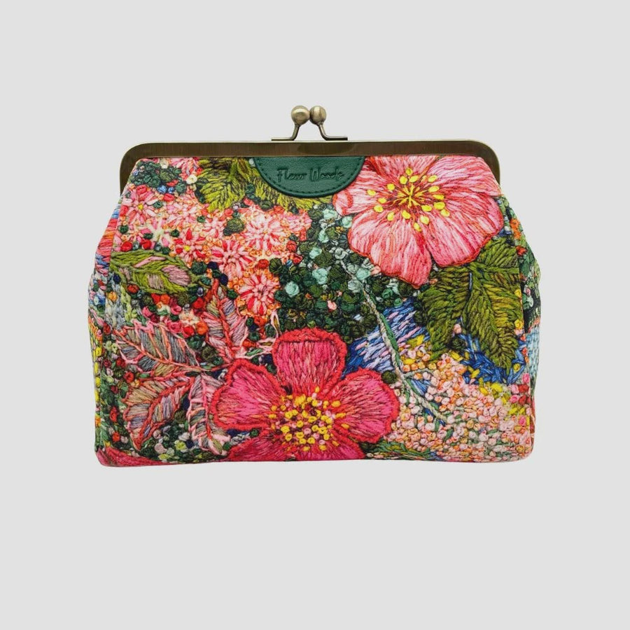 Fleur Woods Clutch - Large| Rose