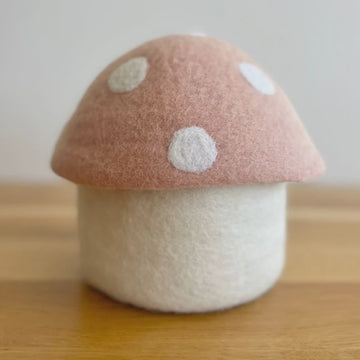 Felt Toadstool Trinket Boxes - Blush | Medium