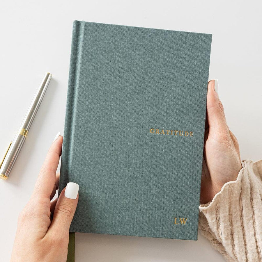 Gratitude Journal - Seaglass bespoke letterpress