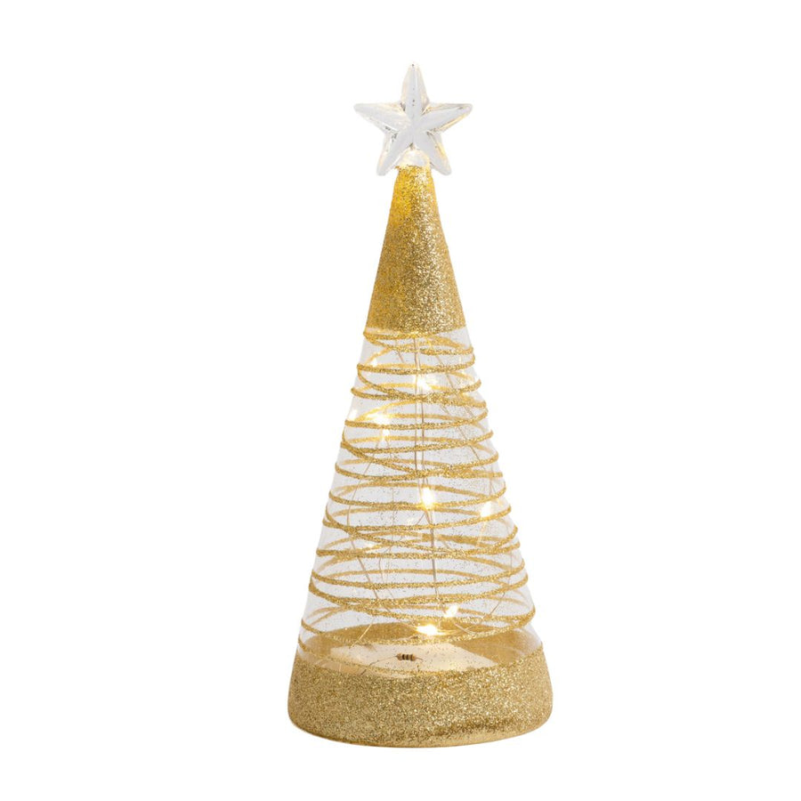 Christmas - Gold Sparkle Table Top Tree | 19cm