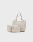 Grande Evelyn 3 Piece Tote - Oatmeal