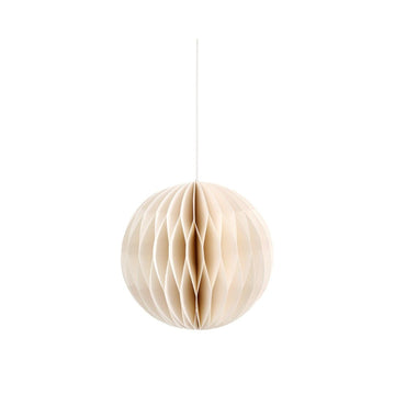 Christmas - Honeycomb Paper Ball | Off-White