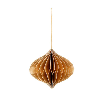 Honeycomb Paper Teardrop - Gold  decoration