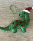 pashom green felt dinosaur