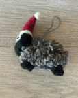 pashom grey felt sheep decoation