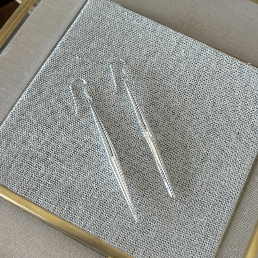 Sterling Silver Earrings - Long Drop