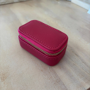 Hot pink jewellery case by Stella and Gemma