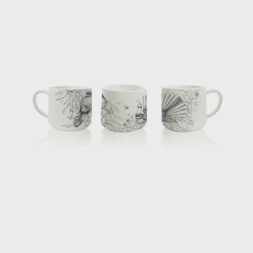 New bone china mug - 'We go together' | Piwakawaka by Tikitibu