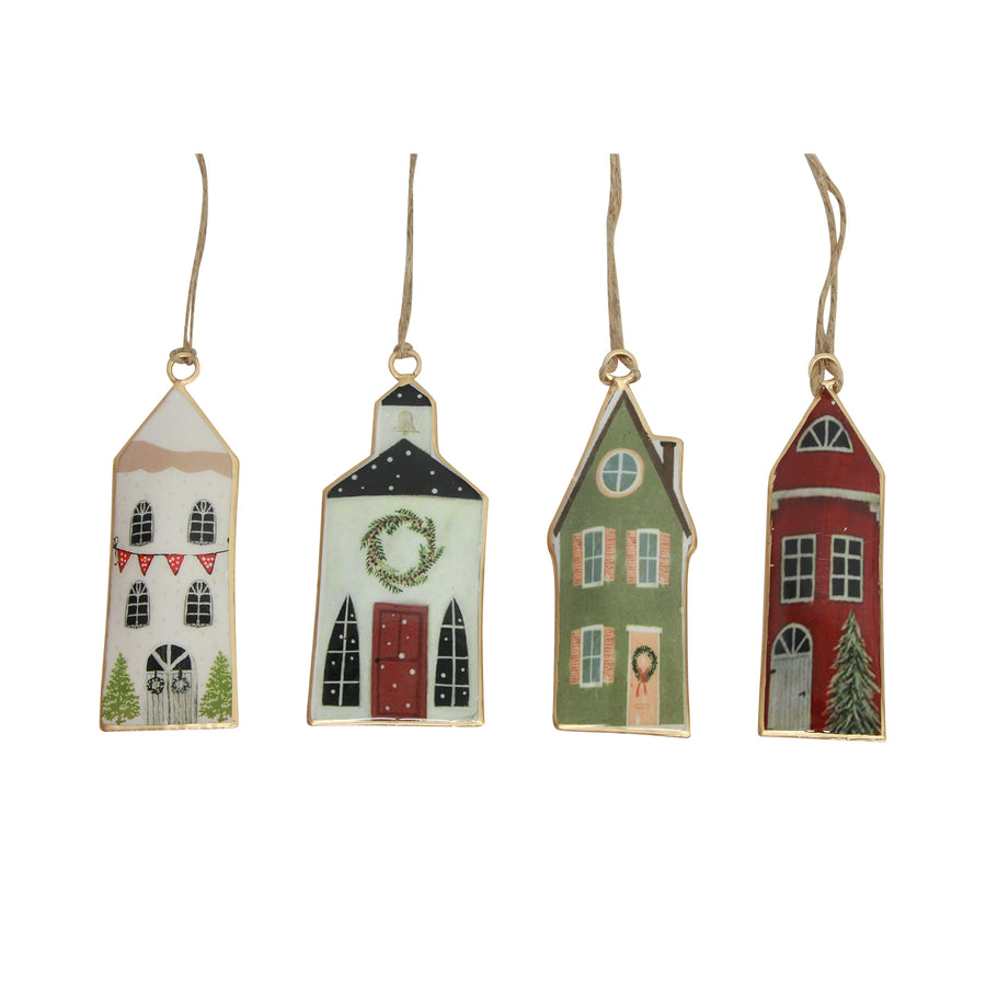 Enamel Houses by French Country