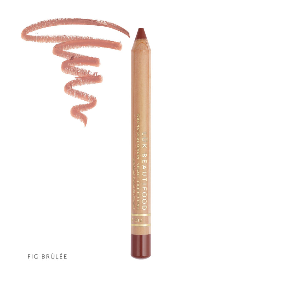 Luk Beautifood Natural Lipstick Crayon - Fig Brülee