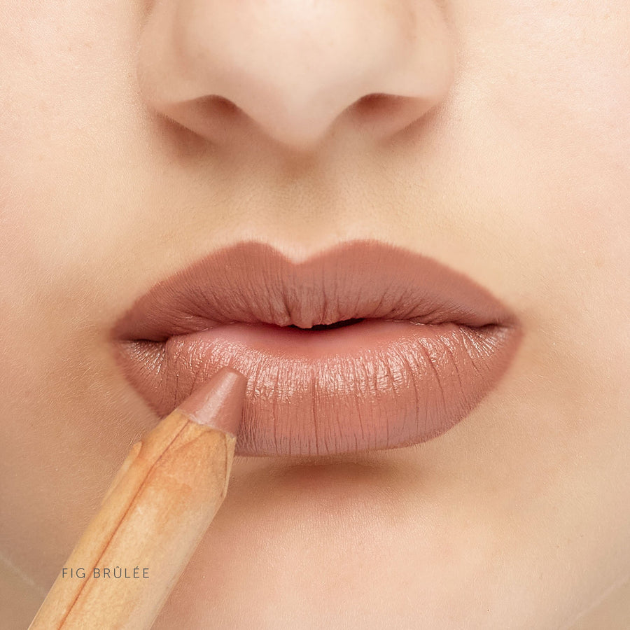 Luk Beautifood Natural Lipstick Crayon - Fig Brülee