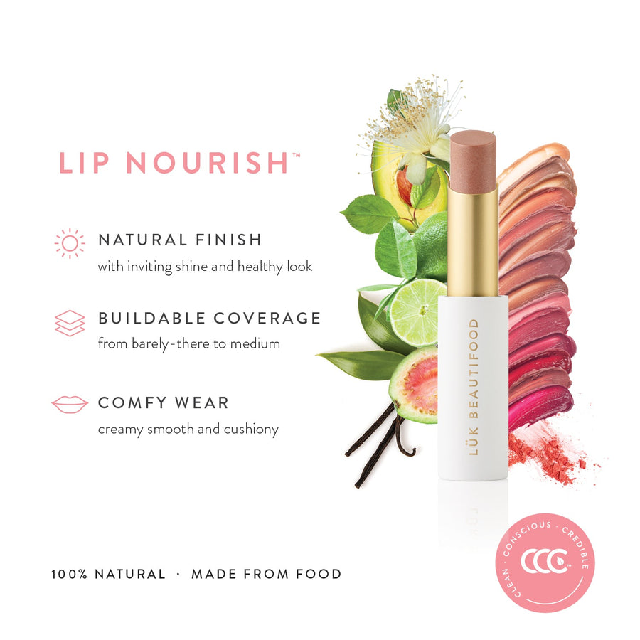 Luk Beautifood Lip Nourish - Tea Rose