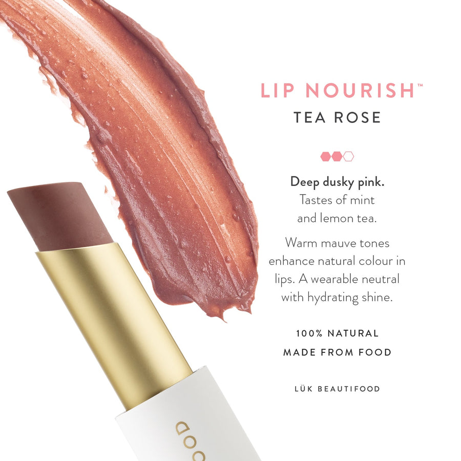 Luk Beautifood Lip Nourish - Tea Rose