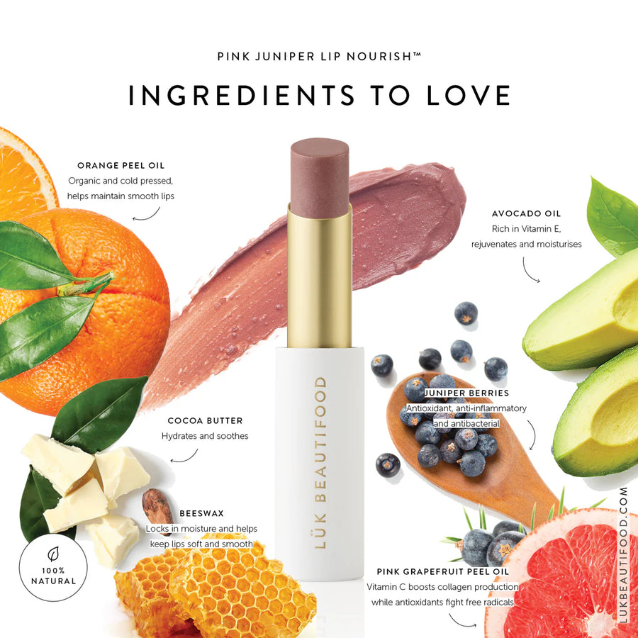 Luk Beautifood Lip Nourish - Pink Juniper