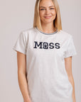 Moss Bee Tee Grey Marle